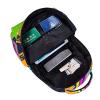 JiesangyiqibK Lightweight Hiking Daypacks Backpack With Lunch Box Sets Adjustable Shoulder Straps, Black5 view 3