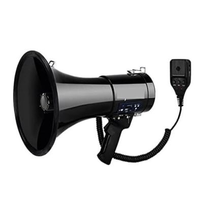 KYUSAR Handheld Megaphones Bullhorn Portable Megaphones High Power Handheld Megaphones with Recordable Bullhorn Outdoor Clear Voice Speaker Megaphone Speaker(Color:B)