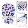 2 Packed Flowers Plant Pattern Scrub caps Women Scrub caps Surgeon caps for The Surgeon view 4