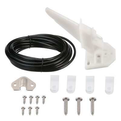 Rulbelok Boats Speedometer Kick-up Pitot Tube Kit 80MPH Portable Marine Sea Universals Accurate Reading Tool 20Ft Tube Marine Speedometer Kit