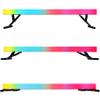 FC FUNCHEER Adjustable balane Beam for Kids - 8FT Gymnastics Beam - high and Low Floor Beam for All Gymnastic Levels-Professional Gymnastic Equipment for Home and Gym Center (Gradient Rainbow, 7"-17") view 1
