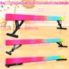 FC FUNCHEER Adjustable balane Beam for Kids - 8FT Gymnastics Beam - high and Low Floor Beam for All Gymnastic Levels-Professional Gymnastic Equipment for Home and Gym Center (Gradient Rainbow, 7"-17") view 2