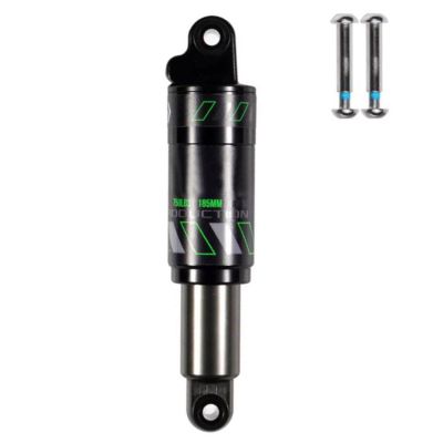 ZECHAO Mountain Bike Rear Shock Absorber,120mm/125mm/150mm/165mm/185mm/190mm/200mm Bike Rear Suspension Shock Absorber 8mm Bush Rear Shocks(Size:185mm-1000lbs)
