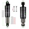 ZECHAO Mountain Bike Rear Shock Absorber,120mm/125mm/150mm/165mm/185mm/190mm/200mm Bike Rear Suspension Shock Absorber 8mm Bush Rear Shocks(Size:185mm-1000lbs) view 2