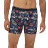 ZLYYXY Men'S Long Leg Boxers Brief Novelty Underwear Comfort Fit Moisture Wicking Breathable Bikes Bicycle Cycling view 2