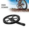 Bike Crankset, Guard Plate Design Crankset Square Hole 170mm Crankset for Electric Bike Road Bike MTB(48T) view 2