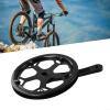 Bike Crankset, Guard Plate Design Crankset Square Hole 170mm Crankset for Electric Bike Road Bike MTB(48T) view 3