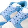 DANHUA Thin Flat Blue White Polka Dot Print Shoelaces 31Inch Shoe Laces Shoestring 2 Pair view 3