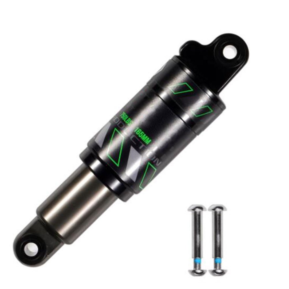 ZECHAO Bike Shock Absorber,Aluminum Alloy Damper Rear Biliary Spring Shock Mountain Bike Oil Pressure Rear Suspension Shock Absorber Rear Shocks(Size:200mm-750lbs)