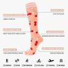 fenglaoda Compression Socks Women Men 4 Pairs, Knee High Support Socks for Running, Sports, Travel, Flight, Nurse view 2