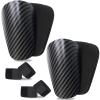 Antoyo Mini Shin Guards Soccer-2 Pairs Small shin Guards and 2 Pairs Strap Shin Fixed Straps for 4-6,Match Equipment Protective Tiny shin Guards Soccer view 1