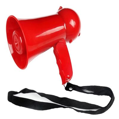 KYUSAR Handheld Megaphones Bullhorn Portable Megaphones Voice Recorder Hand Megaphone Adjustable Volume W/Siren Bullhorn Speaker Clear Voice Megaphone Megaphone Speaker
