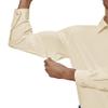 Alimens & Gentle Mens Dress Shirts 4-Way Stretch Long Sleeve Collared Casual Solid Wedding Dating Button Down Shirt Beige view 4