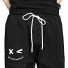 PAIKU FINSOO Men's Tactical Cargo Pants Casual Hip Hop Style Drawstring Multiple Pocket High Waisted Graphic Street Pants (US, Alpha, XX-Large, Regular, Regular, White Beige) view 4