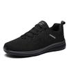 Hhhchpm Men's Trendy Lightweight Running Shoes Comfy, Breathable, Wear-Resistant, Shock-Absorbing Lace-Ups for Outdoor Running, Walking, and Hiking (Black ash,14) view 1