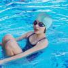 4pcs Elastic Swim Caps for Women Men Kids, Unisex Bathing Caps Anti-Slip Swimming Caps Swimming Pool Hat for Boys Girls Long & Short Hair (Black&Dark Blue&Pink&Blue) view 3