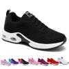 EOVKUFNG Musabela Orthopedic Shoes for Women, Mesh Casual Breathable Knit Air Cushion Shoes Arch Support Air Cushion Slip-On Walking Shoes. (Black,9 Wide) view 1