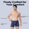 DAVID ARCHY Mens Underwear Cooling Rayon Boxer Briefs Breathable Soft Moisture-Wicking with Fly Underwear for Men 4 Pack Large view 2