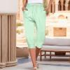 Capri Yoga Pants for Women 2024 Trendy Summer Casual Track Cuff Sweatpants Comfy Jogger for Workout Running Hiking view 2