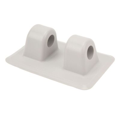 Niiyen Anchor Tie Off Patch PVC Anchor Bracket Boat Fixed Anchor Holder Portable Bow Roller Boat Accessory for Inflatable Boats Kayaks Dinghy(Gray)