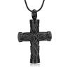 AIWENXI Cross Cremation Jewelry Tree of Life Ashes Necklaces for Men Women Stainless Steel Memorial Urn Necklaces Pendant for Human/Pet Ash Keepsakes Jewelry view 1