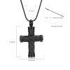 AIWENXI Cross Cremation Jewelry Tree of Life Ashes Necklaces for Men Women Stainless Steel Memorial Urn Necklaces Pendant for Human/Pet Ash Keepsakes Jewelry view 2