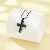 AIWENXI Cross Cremation Jewelry Tree of Life Ashes Necklaces for Men Women Stainless Steel Memorial Urn Necklaces Pendant for Human/Pet Ash Keepsakes Jewelry view 3