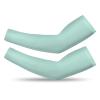 Meaudiwes Cooling Arm Sleeves Compression, Tattoo Cover Up Outdoor UV Sun Protection Arm Sleeves For Sports Football Baseball Compatible with Mint Green view 1