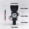 Aopkeo 4500Psi 300Bar Fill Station Charging Valve Dual Gauge with 20" Inch High Pressure Hose (5/8"-18UNF) view 2