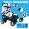 Sowume Adjustable Roller Skates for Boys and Kids, All 8 Wheels of Boy's Skates Shine, Safe and Fun Illuminating for Kids view 3