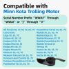 Sxkxm MKP-32 Trolling Motor Prop Fit for Minn Kota, MKP-32 Weedless Wedge 2 Prop Fits 3-5/8" Motor Diameter, #2091160#1865017 Trolling Motor Prop, Trolling Motor Replacement Parts view 3