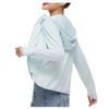 Bestgift Outdoor ice silk clothing sunwear summer jacket women's anti-ultraviolet sports Light blue women 4XL