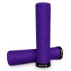 BUCKLOS Purple Single Lock on Mountain Bike Handlebar Grips Anti-Slip Handle Grip and Bike Pedals Flat MTB Pedals view 2