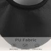 Daydance PU Leather Black Ballet Shoes for Boys, Soft Split Sole Dance Slippers for Little Kids no Drawstring view 3