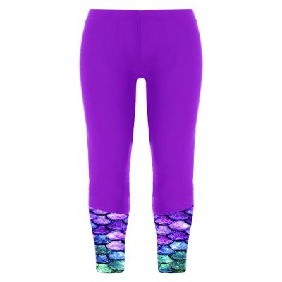 Nikiikoo Kids Girls Swimming Pants UPF50 Beach Swimwear Bottoms UV Sun Protective Rash Guard Swim Leggings Purple 16 Years
