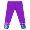 Nikiikoo Kids Girls Swimming Pants UPF50 Beach Swimwear Bottoms UV Sun Protective Rash Guard Swim Leggings Purple 16 Years view 3