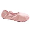Daydance PU Leather Pink Ballet Shoes for Girls, Soft Split Sole Dance Slippers for Little Kids no Drawstring view 1