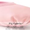 Daydance PU Leather Pink Ballet Shoes for Girls, Soft Split Sole Dance Slippers for Little Kids no Drawstring view 3