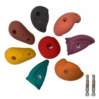 13-15 Cm Large Textured Rock Climbing Holds Kit, 10 Pcs 20 Pcs Rock Climbing Hand Hold for Kids Climber, Indoor Outdoor Climbing Grip Rocks(Color:10 Pack - Wall Installation)