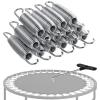 ZGFUSVFD 15 x Replacement Trampoline Springs 3.5in 3.9in 4.6in 5.1in 5.5in 6.5in 7in 8.3in, Heavy-Duty Galvanised Spring with Puller Tool, Trampoline Replacement Accessories Parts view 1