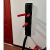 Elitix Wing Chun Dummy Wood Kung Fu Training Equipment, Wall Mount Wing Chun Dummy Practice Man Pile, Karate Martial Arts Punching Kicking Exercise Tool with Attachment view 1