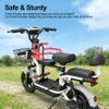 GLDYTIMES Child Seat with Backrest Armrest Fence Guadrail for Electric Scooter with Seat, Kid Seat Suitable for Electric Bicycle, Mobility Scooter, Moped Scooter Bike Comfortable Seat for 2-6 Child view 4