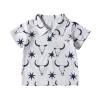 Betadog Toddler Boys Short Sleeve Shirt Cartoon Cow Prints Gentleman Clothes Boy Girl Funny Cute (White, 12-18 Months) view 1