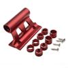 Bike Fork Mount, Quick Release Thru Axle Fork Mount Includes 8 Adapters for Car Trucks Transport and Storage(Red) view 4