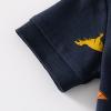 Betadog Toddler Boys Shirts Cotton Short Sleeve Shirts Cartoon Dinosaur Pattern Tees Summer Tops (Navy, 12-18 Months) view 4