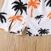 AMIMOJY Toddler Baby Boys Hawaiian Summer Clothes Beach Sleeveless Vest Top Coconut Tree Prints Tops Shorts 2Pcs Outfits Set, 18-24M, Blue view 4