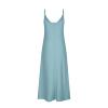 Summer Dresses for Women 2024 Casual Floral Spaghetti Strap Sundresses V Neck Sexy Casual Elegant Long Maxi Dress A-Blue view 4
