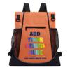 Customized Basketball Backpack Personalized Name Number Photo Logo Sport Bag For Small Businesses (Orange), Adult size view 1