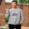 Venley NCAA Officially Licensed Apparel University of Mount Union UMU Purple Raiders 1846 Gameday Logo Unisex RYLMTU11 Sweatshirt Raiders01S Gray Small view 2