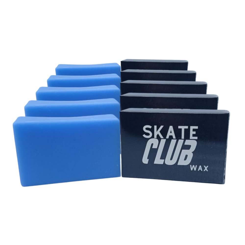 SKATE CLUB WAX 5 Pieces, Skateboard Wax, Skate Wax, BMX Wax, Grind and for Slide Wax, Curb Wax, Skatepark Wax